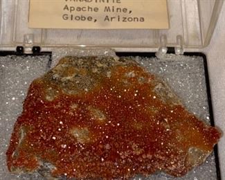 Vanadinite, Apache Mine in Globe, AZ