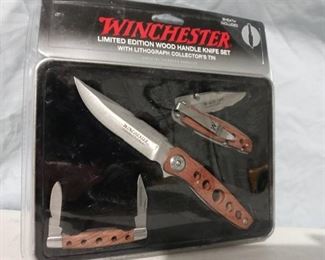 Winchester Limited Edition Wood Handle Knife Set