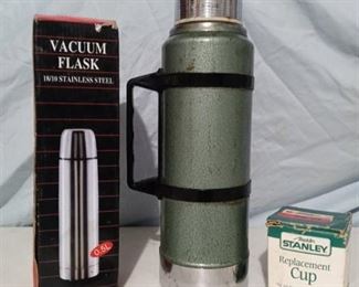 Stanley Thermos, Vacuum Flask and replacement cup lot