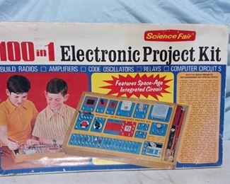 Vintage 100 in 1 Electronic Project Kit