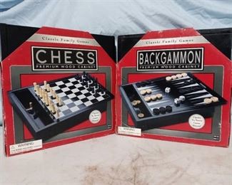 Chess & Backgammon Lot