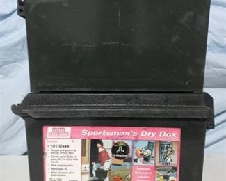 2 Sportsman Dry Box /Ammo Box