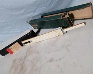 K + E Vintage Slide ruler