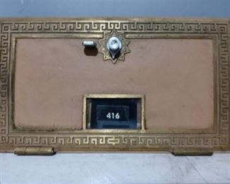 Post office Brass Mailbox Cover