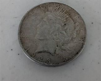 1923 Peace Silver dollar