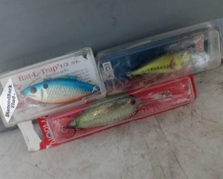 Lot of fishing lures