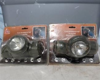 Lot of 2 Night Blaster Camo Headlamps