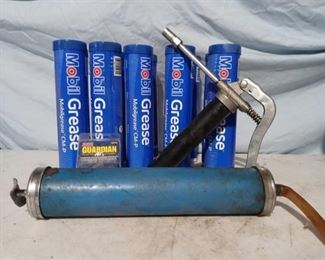 Grease Guns, fittings and grease lot