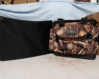 Lot of 2 coolers Black and Hunting Camo