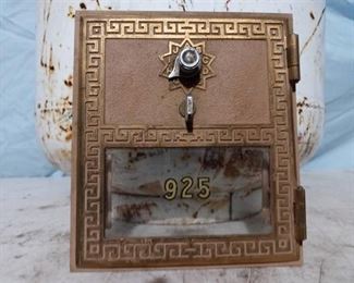 Brass Post office Mailbox cover