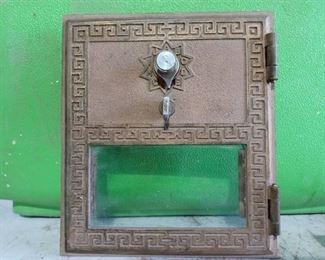 Vintage Brass Post office box cover