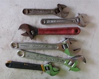 Tool Lot - Adjustable Wrenches