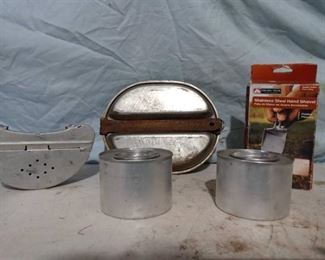 Camping lot Misc items Mess kit