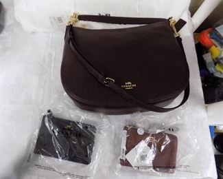 BRAND NEW COACH PURSE AND WALLETS.*WITH TAGS