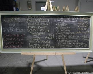 Giant Hanging Chalkboard