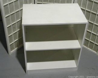 White Shelving Unit
