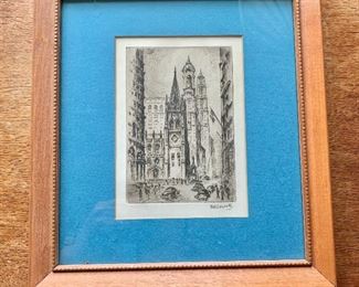 $40 - Framed print #4 - 10" H x 9" W