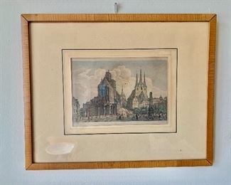 $40 - Framed print #5 - 9.5" H x 12" W