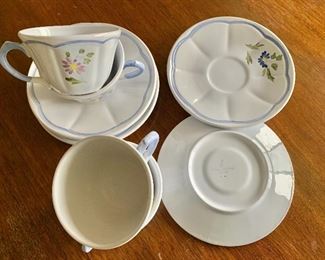 Longchamp bird teacups #1 detail