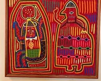 $50 - Mola #1; 14" H x 15.5" W