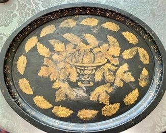 $24 - Vintage tray - 18" x 14" - minor wear