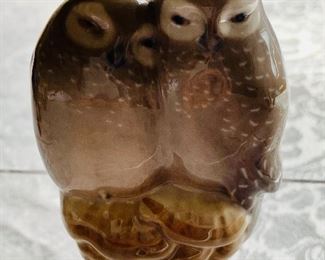 $40 - Royal Copenhagen Owls #834; approx 4” (H)
