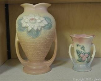 Beautifully Hull Pottery Vases