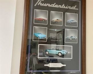 Ford Thunderbird Signed Numbered Print