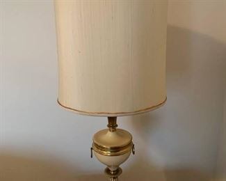 Large Vintage Brass Lamp