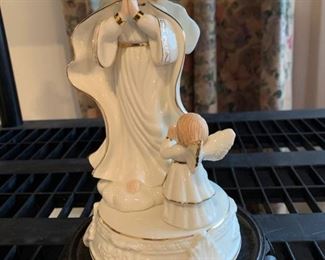 Mary with Angel Music Box