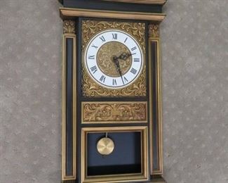 Mid Century Syroco One Pendulum Wall Clock