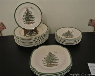 Spode Christmas Tree Dishes