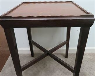 Sturdy Walnut End Table