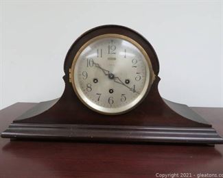 Valuable Antique Ansonia Humpback Chiming Mantle Clock