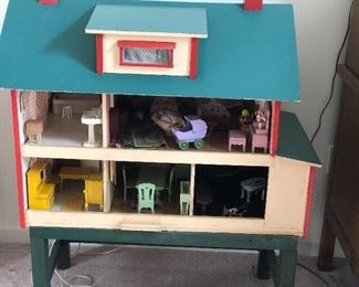 Handmade doll house and furniture