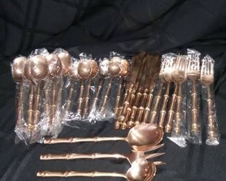 6 4 Piece Place Setting The Land Bamboo Flatware