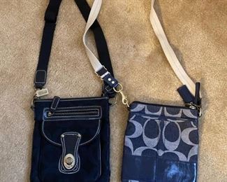 Lot of 2 Coach Crossbody Bags