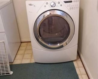 Whirlpool White Duet Steam Dryer