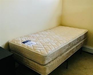 Twin mattress w/ bed frame
