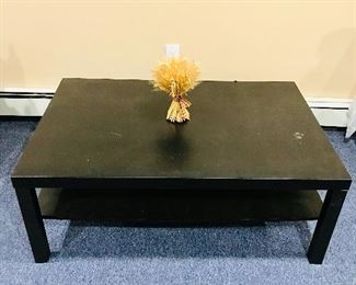 Black coffee table