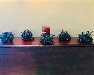 Lot of multi-colored holiday lights