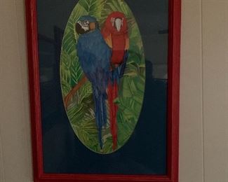Custom framed art