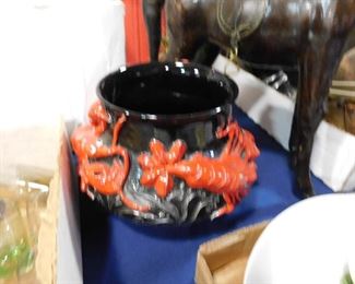 Lobster vase