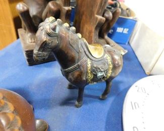miniature metal horse