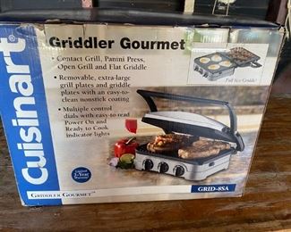 Cuisinart Griddler Gourmet New in Box Electric Griddle Grill