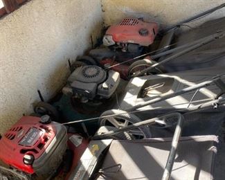 3 Lawn Mowers **NOT RUNNING PARTS ONLY**