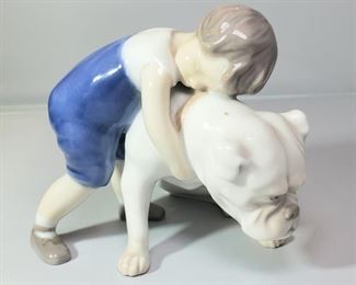 B&G Royal Copenhagen Bing & Grondahl Figurine #1790 "Two Friends"