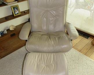 $150.00, Ekornes Stress less chair and ottoman shows wear 2 available