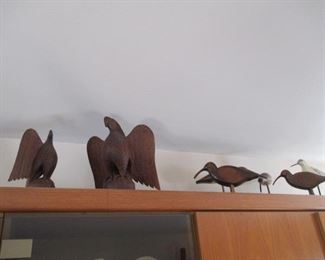 Wood Carved Eagles and More 
