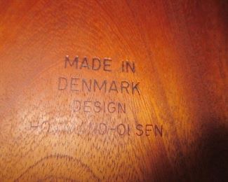 Arne Hovmand Olsen Teak Mid-Century Modern Accent Tables Made in Denmark